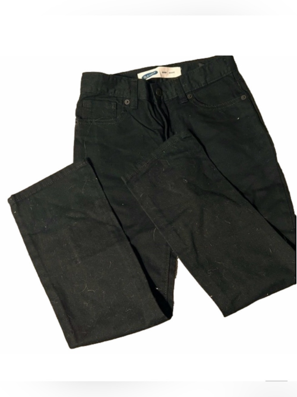 Old Navy Black Denim Boy’s Jeans, New Without Tags, Adjustable Waist, Size 8